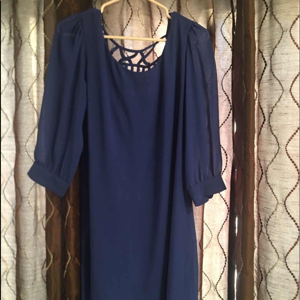 Blue Charlotte Russe dress size XL